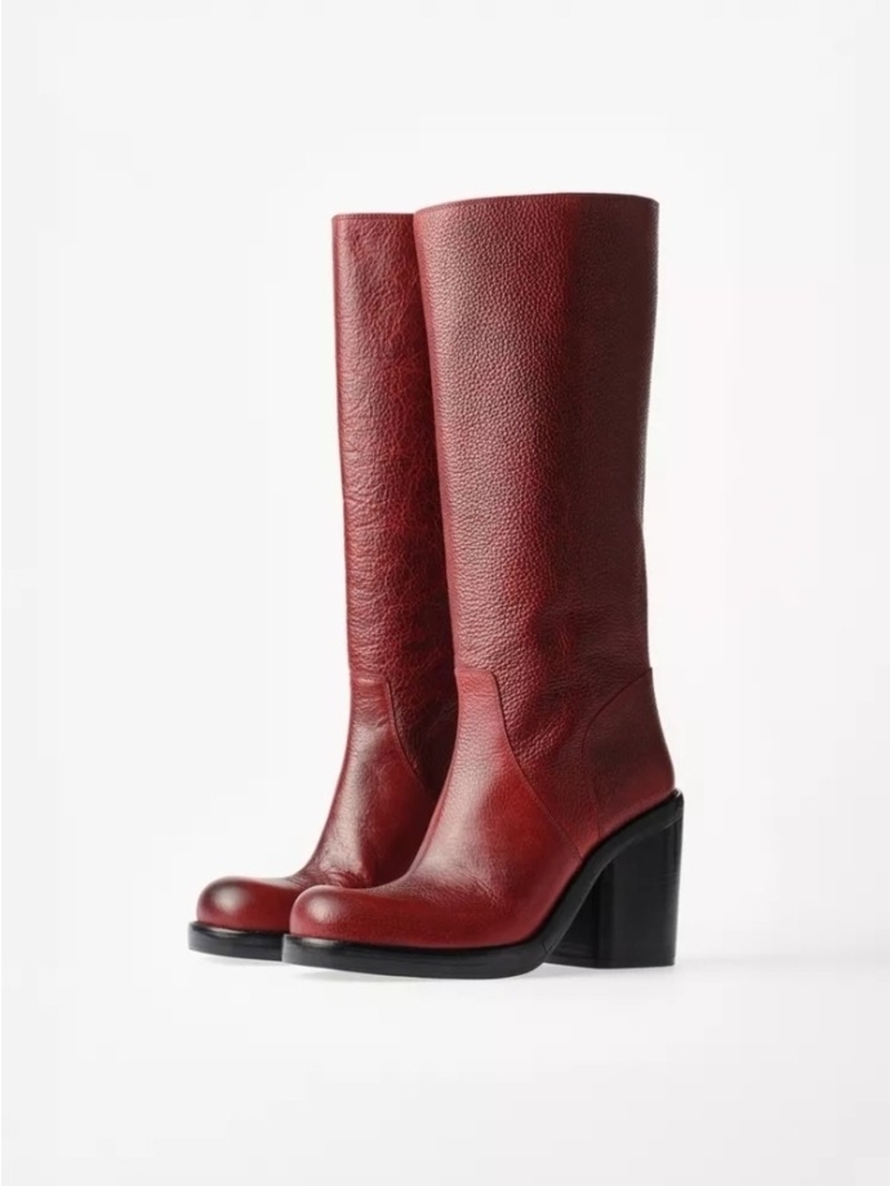 LEATHER HIGH BOOTS WILLY CHAVARRIA X ZARA